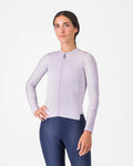 CASTELLI Cycling summer long sleeve jersey - ESPRESSO - purple