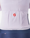 CASTELLI Cycling summer long sleeve jersey - ESPRESSO - purple