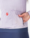 CASTELLI Cycling summer long sleeve jersey - ESPRESSO - purple