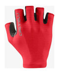 CASTELLI Cycling fingerless gloves - ESPRESSO - red