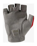 CASTELLI Cycling fingerless gloves - ESPRESSO - red