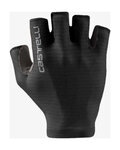 CASTELLI Cycling fingerless gloves - ESPRESSO - black