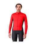 CASTELLI Cycling thermal jacket - ENTRATA 2 - red