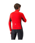 CASTELLI Cycling thermal jacket - ENTRATA 2 - red