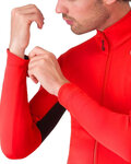 CASTELLI Cycling thermal jacket - ENTRATA 2 - red