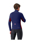 CASTELLI Cycling thermal jacket - ENTRATA 2 - blue