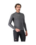 CASTELLI Cycling long sleeve t-shirt - FLANDERS 2 LONG - grey