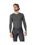 CASTELLI Cycling long sleeve t-shirt - MEDIO BASE LAYER - grey