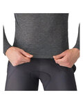 CASTELLI Cycling long sleeve t-shirt - MEDIO BASE LAYER - grey
