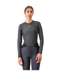 CASTELLI Cycling long sleeve t-shirt - MEDIO BASE LAYER W - grey