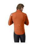 CASTELLI Cycling thermal jacket - PERFETTO ROS 3 - brown