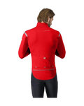 CASTELLI Cycling thermal jacket - PERFETTO ROS 3 - red
