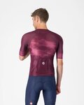 CASTELLI Cycling short sleeve jersey - CLIMBER'S A/C - bordeaux