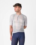 CASTELLI Cycling short sleeve jersey - CLIMBER'S A/C - silver