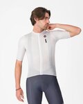 CASTELLI Cycling short sleeve jersey - DRITTONE LOGO - white