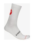CASTELLI Cyclingclassic socks - ENTRATA 18 - white