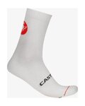 CASTELLI Cyclingclassic socks - ENTRATA 12 - white