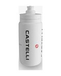 CASTELLI Cycling water bottle - LOGO  - white