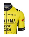 AGU Cycling short sleeve jersey - REPLICA VISMA | LEASE A BIKE 2024 - yellow/black