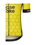AGU Cycling short sleeve jersey - REPLICA VISMA | LEASE A BIKE 2024 - yellow/black
