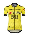 AGU Cycling short sleeve jersey - REPLICA VISMA | LEASE A BIKE W 2024 - yellow/black