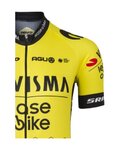 AGU Cycling short sleeve jersey - REPLICA VISMA | LEASE A BIKE W 2024 - yellow/black