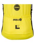 AGU Cycling short sleeve jersey - REPLICA VISMA | LEASE A BIKE K 2024 - yellow/black