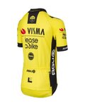 AGU Cycling short sleeve jersey - REPLICA VISMA | LEASE A BIKE K 2024 - yellow/black