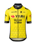 RAPIDGEAR Cycling short sleeve jersey - REPLICA VISMA 2025 - yellow