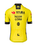 RAPIDGEAR Cycling short sleeve jersey - REPLICA VISMA 2025 - yellow