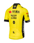 RAPIDGEAR Cycling short sleeve jersey - REPLICA VISMA 2025 - yellow