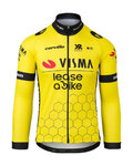 RAPIDGEAR Cycling summer long sleeve jersey - REPLICA VISMA 2025 - yellow