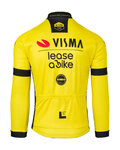 RAPIDGEAR Cycling summer long sleeve jersey - REPLICA VISMA 2025 - yellow