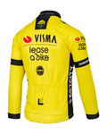 RAPIDGEAR Cycling summer long sleeve jersey - REPLICA VISMA 2025 - yellow