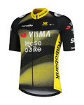 RAPIDGEAR Cycling short sleeve jersey - VISMA TDF25 REPLICA JERSEY - yellow/black