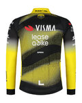 RAPIDGEAR Cycling summer long sleeve jersey - VISMA TDF25 REPLICA JERSEY - yellow/black