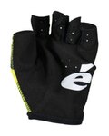 RAPIDGEAR Cycling fingerless gloves - VISMA TDF25 REPLICA GLOVES - yellow/black