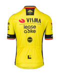 RAPIDGEAR Cycling short sleeve jersey - TEAM VISMA BELGIUM CHAMPION 2025 - yellow