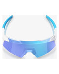 100% SPEEDLAB Cycling sunglasses - AEROCRAFT - blue/white