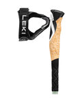 LEKI sticks - CROSS HIKE CARBON 100-135 cm - green/black
