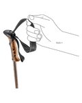 LEKI sticks - KHUMBU 110-145 CM - brown/black
