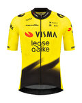 RAPIDGEAR Cycling short sleeve jersey - REPLICA VISMA 2026 - yellow/black