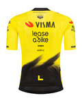 RAPIDGEAR Cycling short sleeve jersey - REPLICA VISMA 2026 - yellow/black