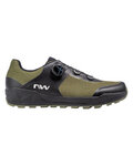 NORTHWAVE Cycling shoes - CORSAIR 2 - green/black