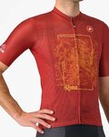 CASTELLI Cycling short sleeve jersey - #GIRO107 ROMA - red