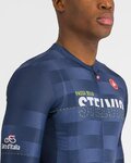 CASTELLI Cycling short sleeve jersey - #GIRO107 STELVIO - blue