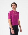 CASTELLI Cycling short sleeve jersey - GIRO 108 COMPETIZIONE 3 - purple