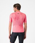 CASTELLI Cycling short sleeve jersey - GIRO 108 COMPETIZIONE 3 - pink