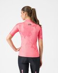 CASTELLI Cycling short sleeve jersey - GIRO 108 COMPETIZIONE 3 W - pink
