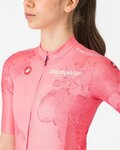 CASTELLI Cycling short sleeve jersey - GIRO 108 COMPETIZIONE 3 W - pink